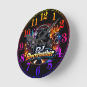 HORLOGE RONDE DJ BLACKPANTHER 2 (Angle)