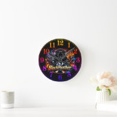 HORLOGE RONDE DJ BLACKPANTHER 2 (Maison)