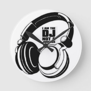 HORLOGE RONDE DJ KLASH-GEAR - DJ AUCUNE DEMANDE