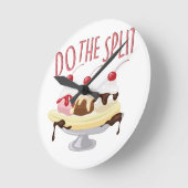 Horloge Ronde Do the Split (Angle)