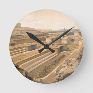 Horloge Ronde Docks at Sebastopol, plate from 'The Seat of War i