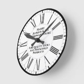 Horloge Ronde Doctorat matériel (Angle)