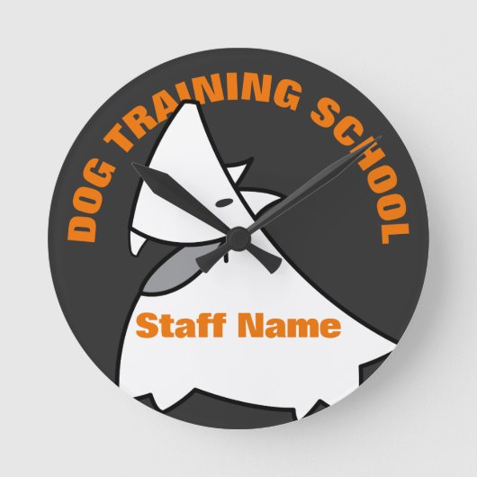 Horloge Ronde Dog Training School (Recto)