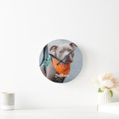 Horloge Ronde Dog with Bandana (Maison)