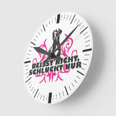 Horloge Ronde Dogfranhr mit Minutenstrich (Angle)