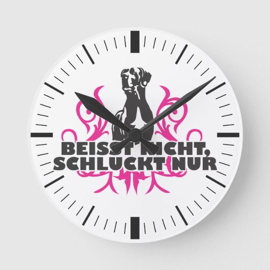 Horloge Ronde Dogfranhr mit Minutenstrich (Recto)