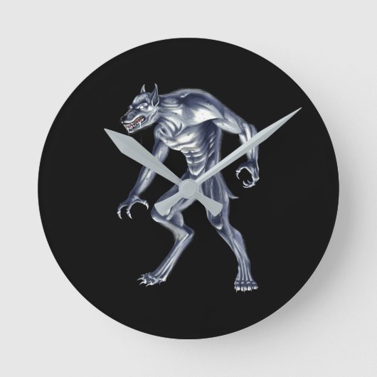 Horloge Ronde Dogman Cryptid Beast (Recto)