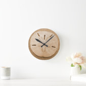 Horloge Ronde Dollar Brown de sable (Maison)
