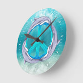Horloge Ronde Dolphin (Angle)