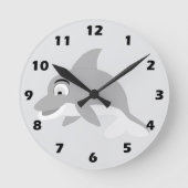 Horloge Ronde Dolphin Design (Recto)