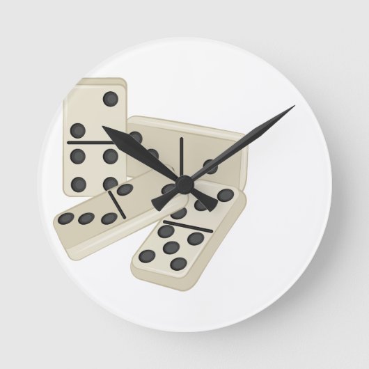 Horloge Ronde Dominoès (Recto)