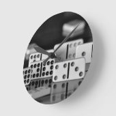 Horloge Ronde Dominos (Angle)