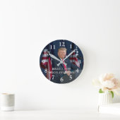 Horloge Ronde Donald J. Trump 45e président Keepsaké (Maison)