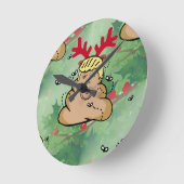 Horloge Ronde donald trump (Angle)