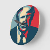 Horloge Ronde donald trump nope (Angle)