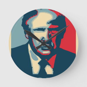 Horloge Ronde donald trump nope