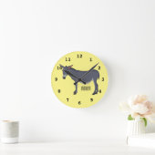 Horloge Ronde Donkey cartoon (Maison)