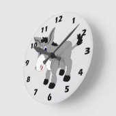 Horloge Ronde Donkey Design (Angle)