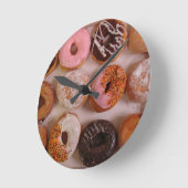 HORLOGE RONDE DONUTS ! (Angle)
