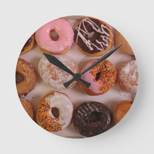 HORLOGE RONDE DONUTS ! (Recto)