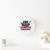 HORLOGE RONDE DORMIR BADMINTON (Maison)