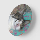 Horloge Ronde Dormir de miel (Angle)