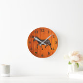 Horloge Ronde Dot Zebra Round Clock (Maison)