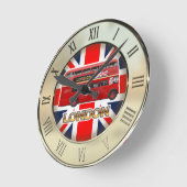 Horloge Ronde Double Decker (Angle)