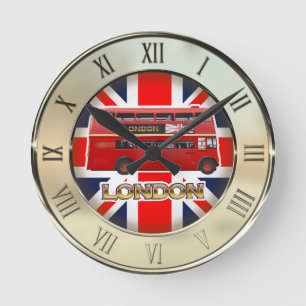 Horloge Ronde Double Decker