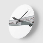 Horloge Ronde Douglas DC-3 Johnson Service de vol (Angle)