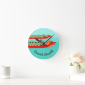 Horloge Ronde Dragon Boat Racing (Maison)