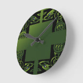 Horloge Ronde Dragon celtique (Angle)