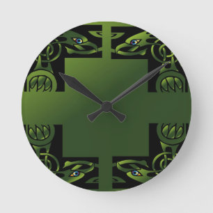 Horloge Ronde Dragon celtique