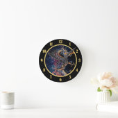 Horloge Ronde Dragon Chinois (Maison)