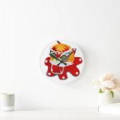 Horloge Ronde dragon chinois (Maison)