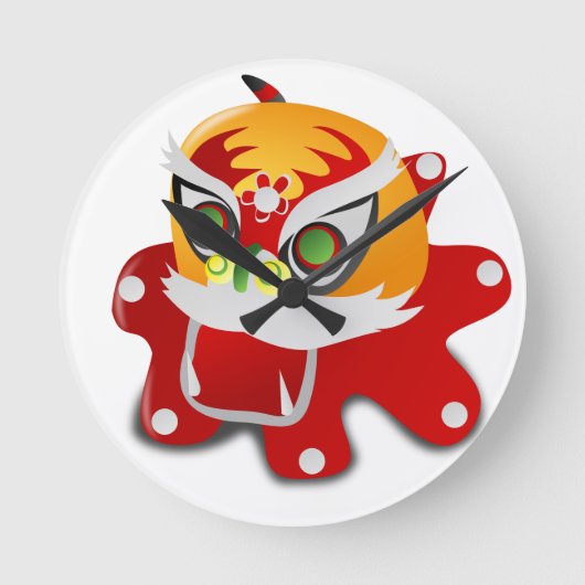 Horloge Ronde dragon chinois (Recto)