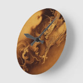 Horloge Ronde Dragon Fantasy Art Clock (Angle)