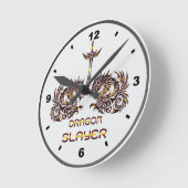 Horloge Ronde Dragon Slayer of Clock (Angle)