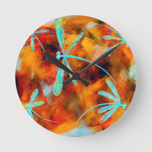Horloge Ronde Dragonfly Desert Flit (Recto)