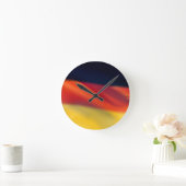 Horloge Ronde Drapeau allemand (Maison)
