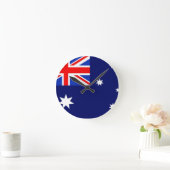 Horloge Ronde Drapeau Australie (Maison)