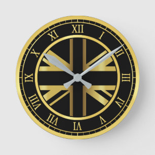 Horloge Ronde Drapeau britannique