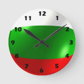 Horloge Ronde Drapeau bulgare (Recto)