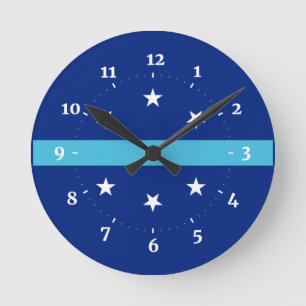 Horloge Ronde Drapeau d'Anaheim, Californie