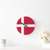 Horloge Ronde Drapeau Danemark (Maison)