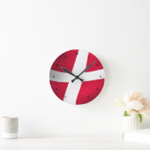 HORLOGE RONDE DRAPEAU DANEMARK (Maison)