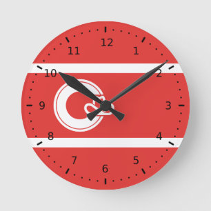 Horloge Ronde Drapeau de Calgary (Alberta)