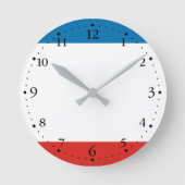 Horloge Ronde Drapeau de Crimée (Recto)