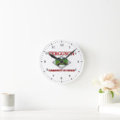 Horloge Ronde Drapeau de Ferguson, Missouri (Maison)