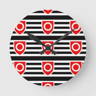 Horloge Ronde Drapeau de fierté de propriété